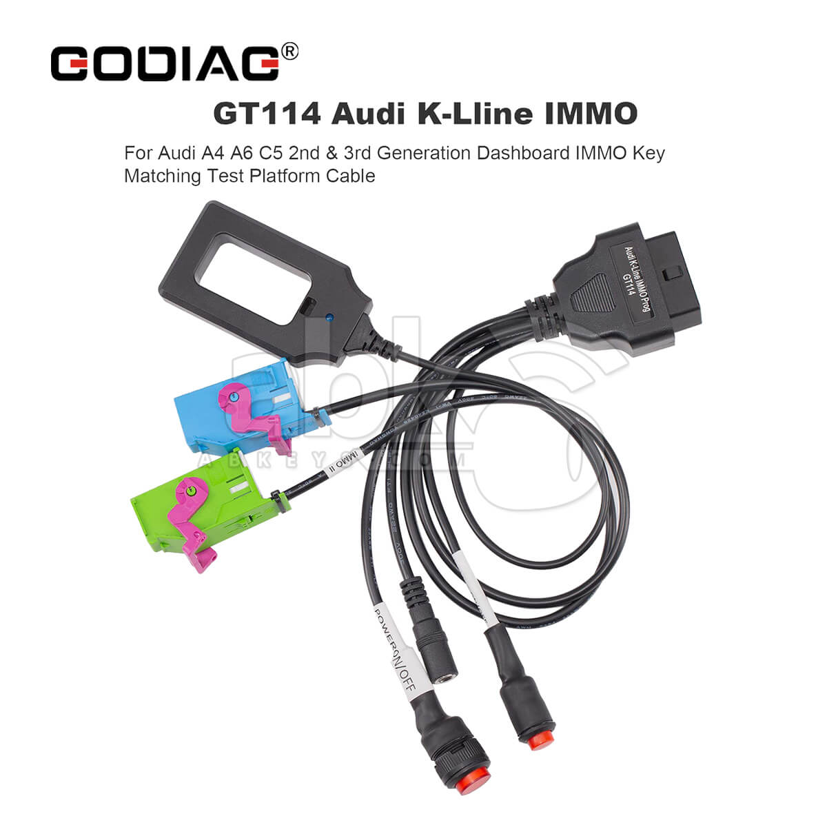 GODIAG GT114 Audi K-Lline IMMO for Audi A4 A6 2nd & 3rd IMMO |ABKEYS