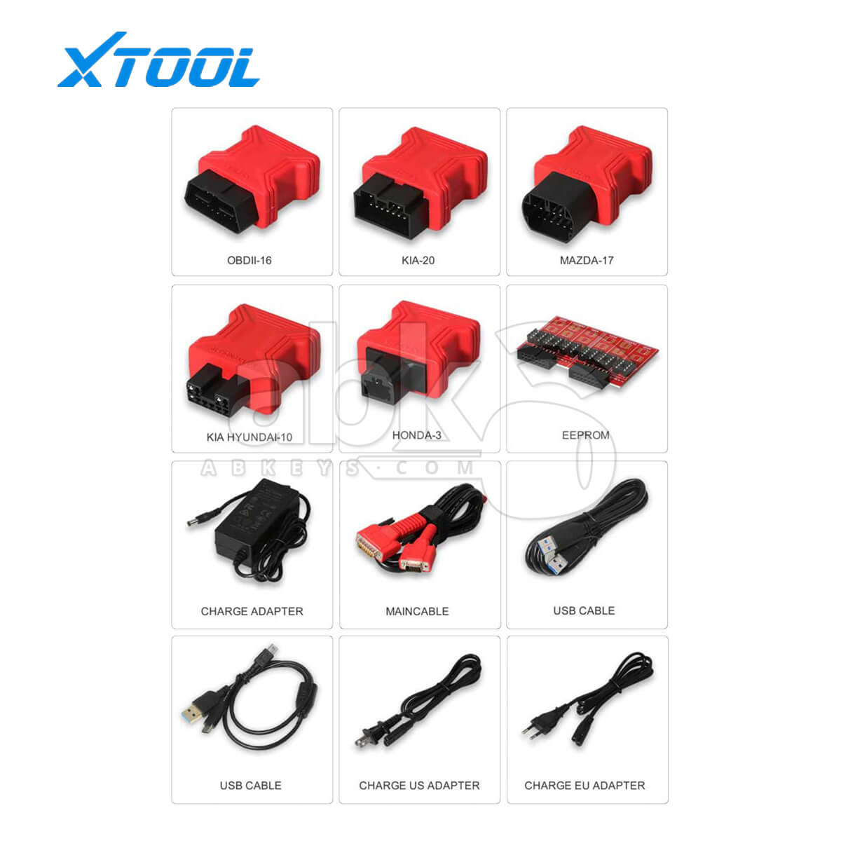 XTool X100 PAD Elite Professional Tablet Key Programmer With KC100 Eeprom Adapter   ABK 3993