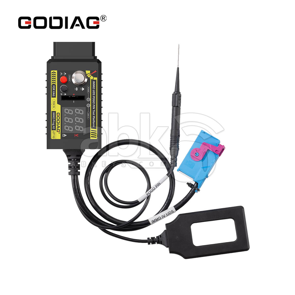 GODIAG GT110 VW Skoda Seat CAN Bus UDS 4th Generation IMMO System Test Platform Cable with POGO PIN