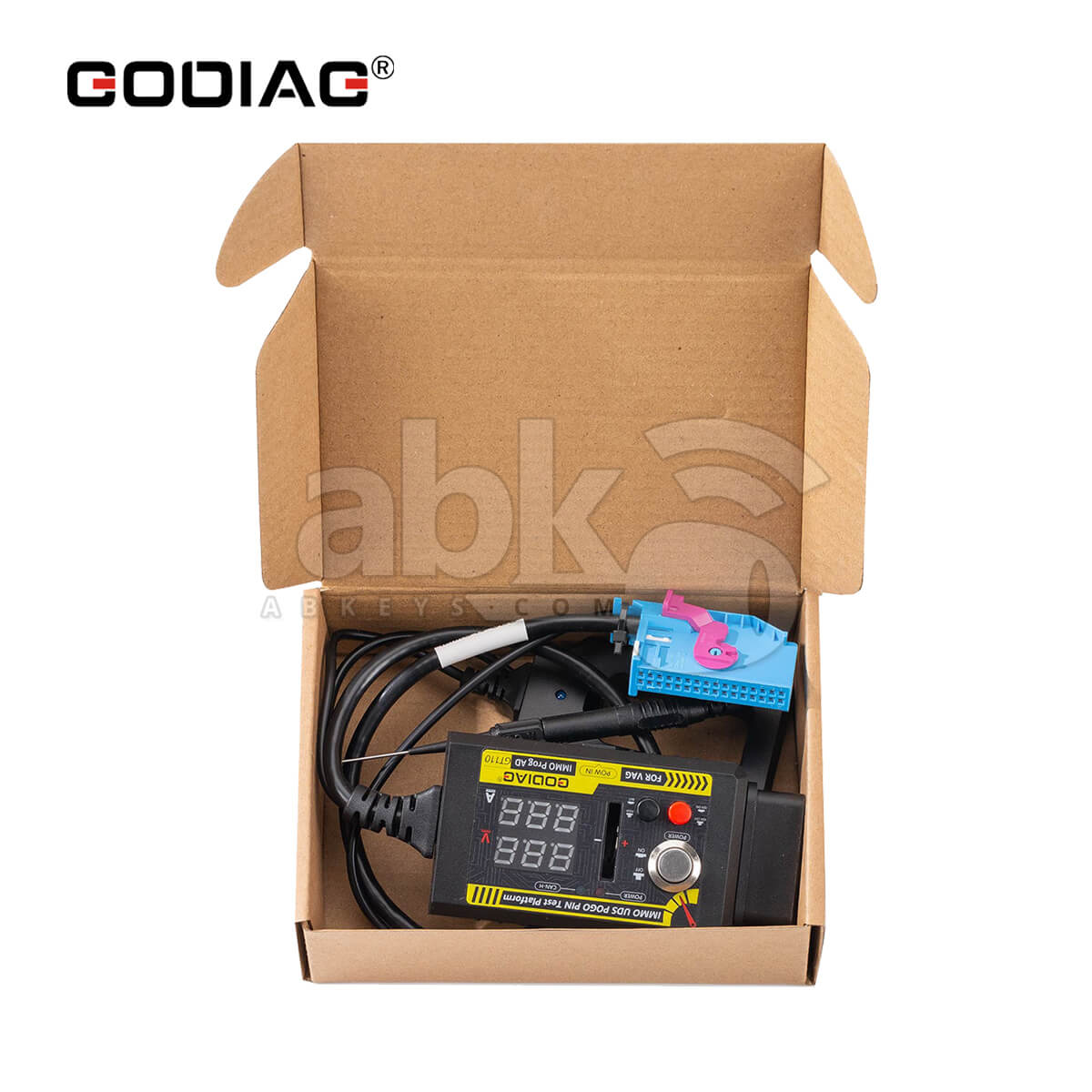 GODIAG GT110 VW Skoda Seat CAN Bus UDS 4th Generation IMMO System Test Platform Cable with POGO PIN