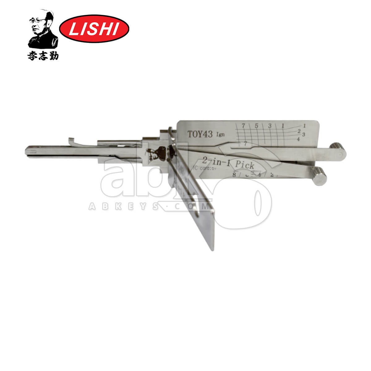 Original Lishi TOY43 8Cut 3-in-1 Pick Decoder for Toyota