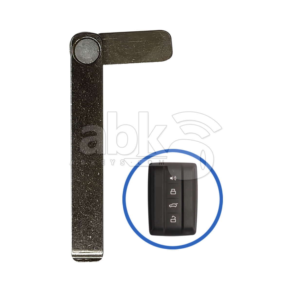 Great Wall Tank 300 500 2020 2024 Smart Key Blade HU100   ABK 404   ABKEYS