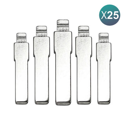 KeyDiy Xhorse Remote Key Blade For Fiat Alfa Romeo SIP22 25Pcs Bundle - ABK-41-OFF25 - ABKEYS.COM
