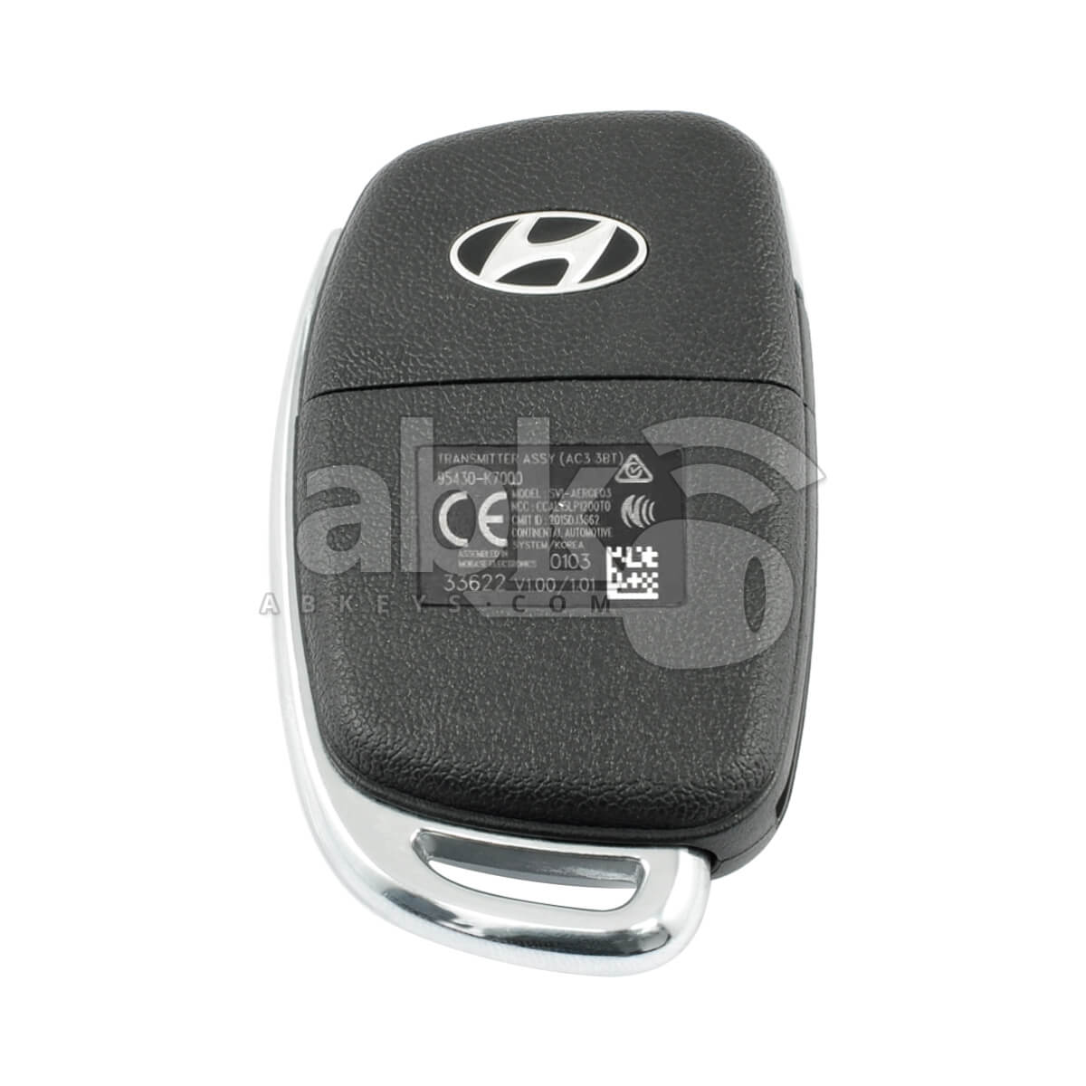 Genuine Hyundai I10 2018 + Flip Remote 3Buttons 95430-K7000 433MHz SVI-AERGE03 - ABK-4110