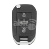 Peugeot 508 301 2013+ Flip Remote 3Buttons 6490RL 6490RN 433MHz 5FA010 - ABK-4115 - ABKEYS.COM