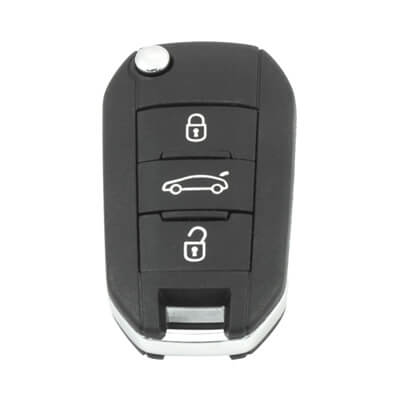 Peugeot 508, 301 2013+ Flip Remote, 3Buttons 6490RL 6490RN 433MHz, 5FA010