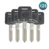 Nissan Chip Less Key NSN14 25Pcs Bundle - ABK-424-OFF25 - ABKEYS.COM