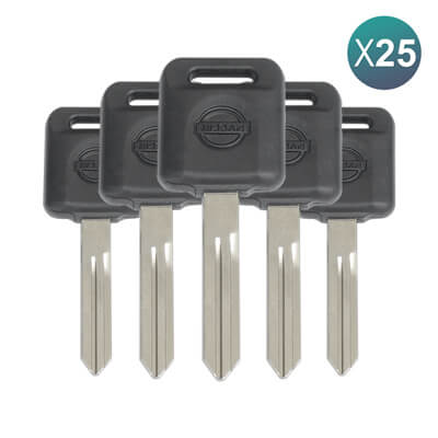 Nissan Clé Sans Puce, NSN14 25 pièces Lot