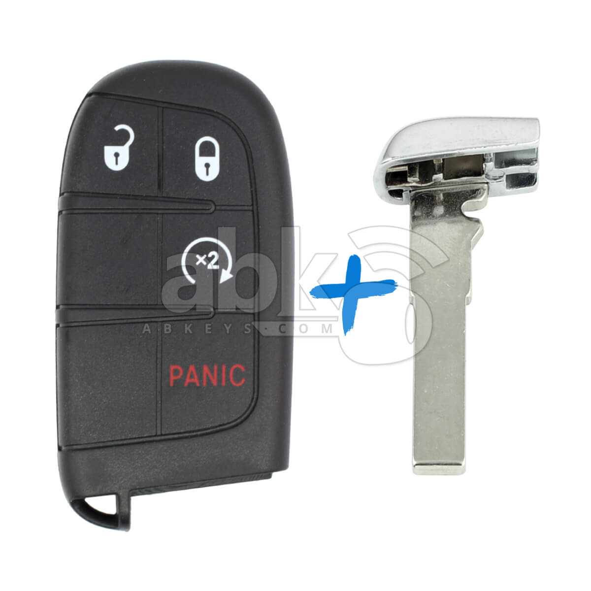 Genuine Jeep Renegade 2015+ Smart Key 4Buttons 6BY88DX9AA 433MHz M3N 40821302   ABK 4243 KB  