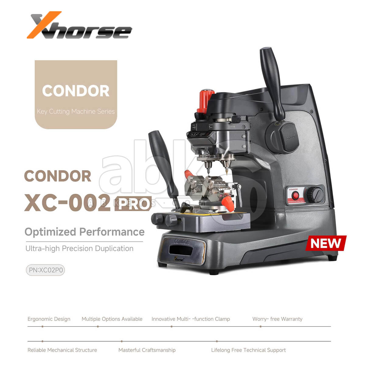 Xhorse Condor XC 002 PRO Manual Key Cutting Machine   ABK 4256   ABKEYS