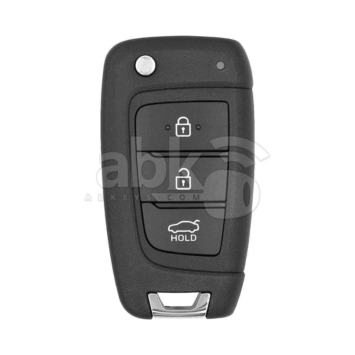Genuine Hyundai Elantra 2023 2025 Flip Remote 3Buttons 95430 BU200 433MHz   ABKEYS