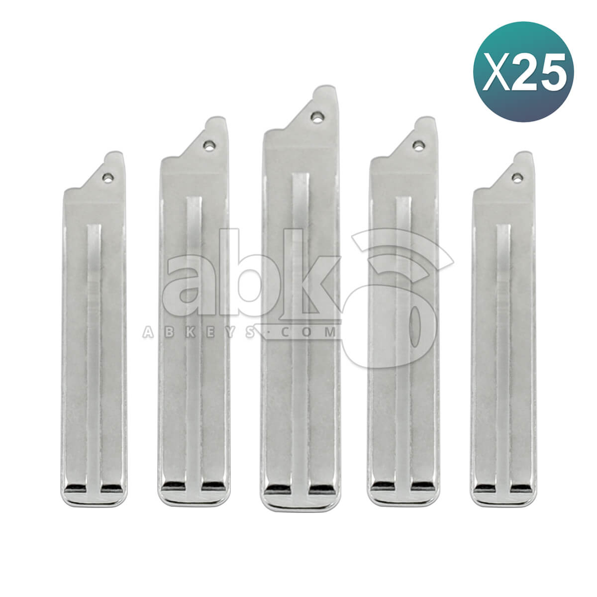 Toyota 2013 - 2024 Flip Remote Key Blade TOY48 25Pcs Bundle - ABK - 4334 - OFF25 - ABKEYS.COM