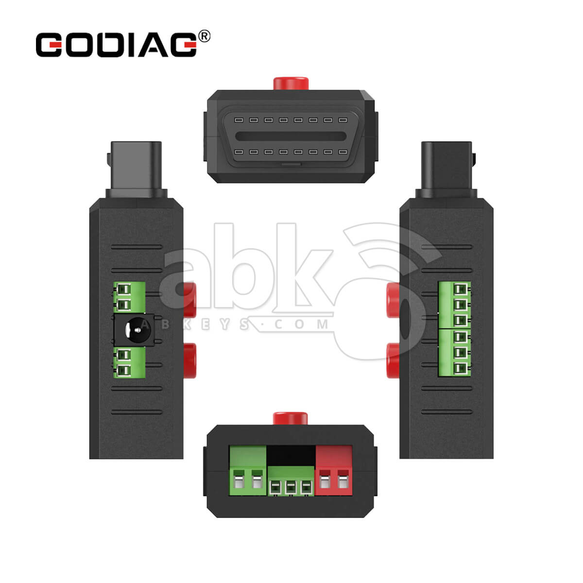 GODIAG GT108 C Configuration OBDI OBDII Universal Conversion Adapter   ABK 433   ABKEYS