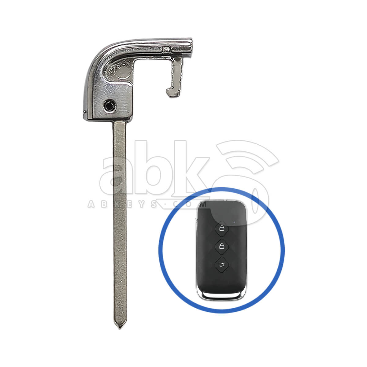 Genuine Chevrolet Captiva 2022-2025 Smart Key Blade HU100 - ABK-4433 - ABKEYS.COM