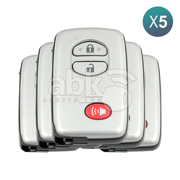 Toyota Land Cruiser 2009-2016 Smart Key 3Buttons 89904-60440 89904-60793 433MHz B77EA P1 98 5Pcs