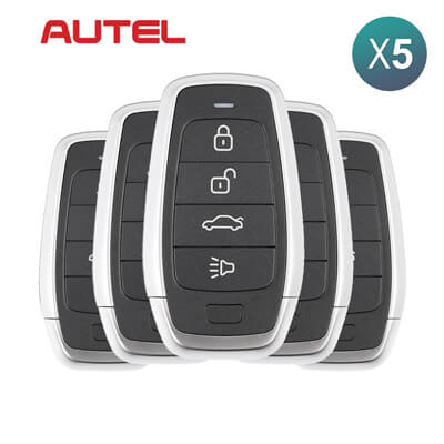 Autel Independent Universal Smart Key 4Buttons IKEYAT004CL 5Pcs Bundle - ABK - 4478 - IKEYAT004CL