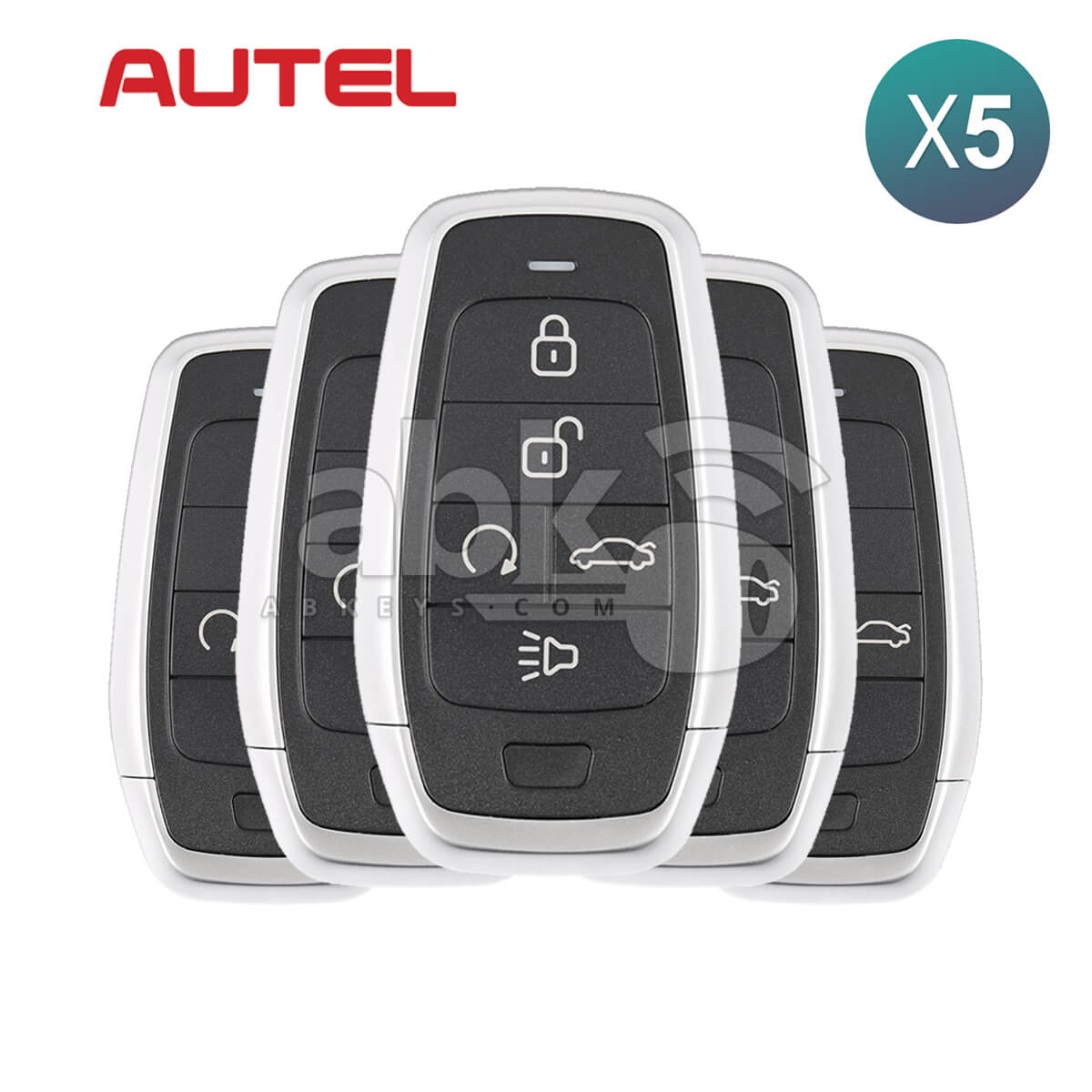 Autel Independent Universal Smart Key 5Buttons IKEYAT005BL 5Pcs Bundle   ABK 4478 IKEYAT005BL OFF5