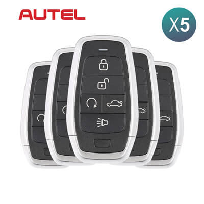 Autel Independent Universal Smart Key 5Buttons IKEYAT005BL 5Pcs Bundle - ABK-4478-IKEYAT005BL-OFF5