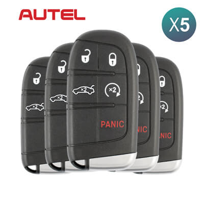 Autel Universal Smart Key 5Buttons Chrysler Style IKEYCL005AL 5Pcs Bundle - ABK - 4478