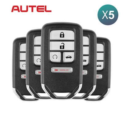 Autel Universal Smart Key 5Buttons Honda Style IKEYHD005AL 5Pcs Bundle - ABK-4478-IKEYHD005AL-OFF5