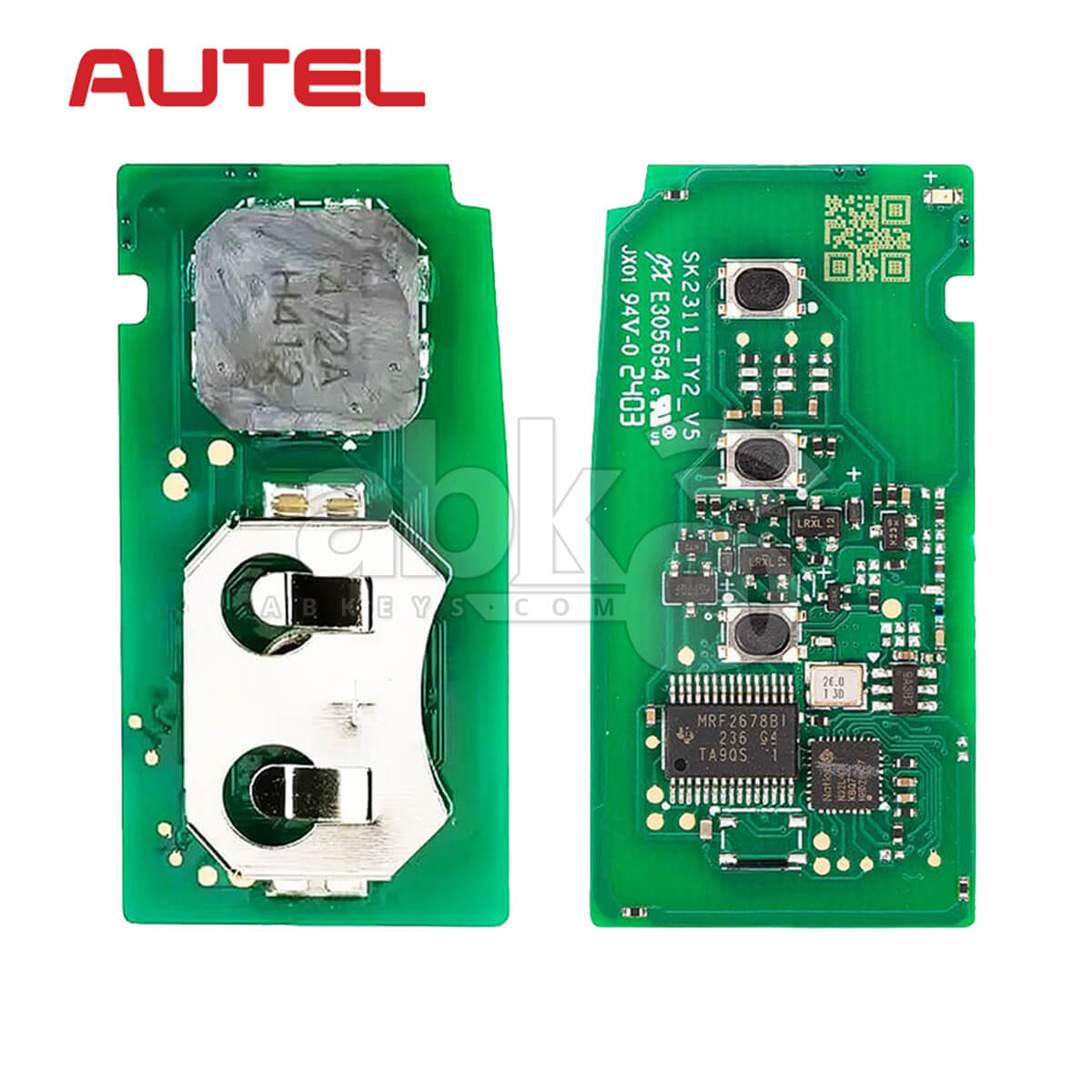 Autel Universal Smart Key 3Buttons Toyota Style IKEYTY8A3BL   ABK 4478 IKEYTY8A3BL   ABKEYS