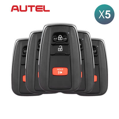 Autel Смарт-Ключ Универсальный 3Кнопки Стиль Toyota IKEYTY8A3P 5 шт Комплект