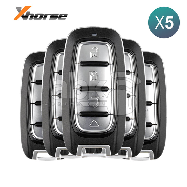Xhorse Universal Smart Key XSCH01EN Chrysler Style XM38 4Buttons 5Pcs Bundle