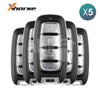 Xhorse Universal Smart Key XSCH01EN Chrysler Style XM38 4Buttons 5Pcs Bundle