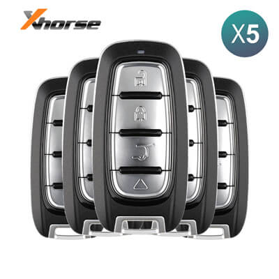 Xhorse Clé Intelligente Universelle XSCH01EN Style Chrysler XM38 4Boutons 5 pièces Lot