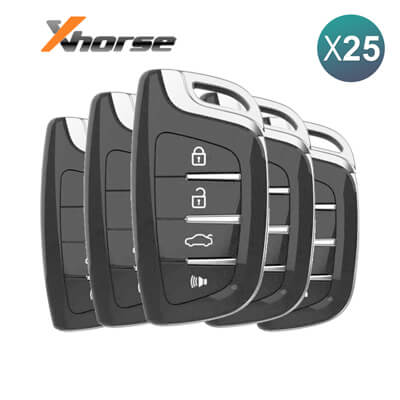 Clé Intelligente Universelle Xhorse XSCS00EN Style Hyundai 4Boutons 25 pièces Lot