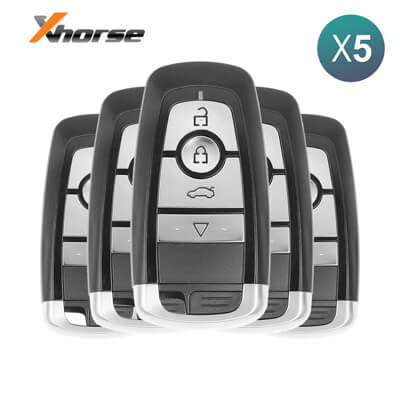 Xhorse Clé Intelligente Universelle XSFO02EN Style Ford XM38 4Boutons 5 pièces Lot