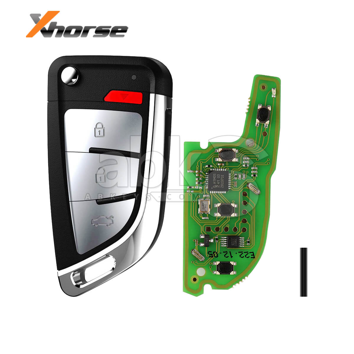 Xhorse Universal Smart Key XSKFF0EN Knife Style 4Buttons   ABK 4488 XSKFF0EN   ABKEYS