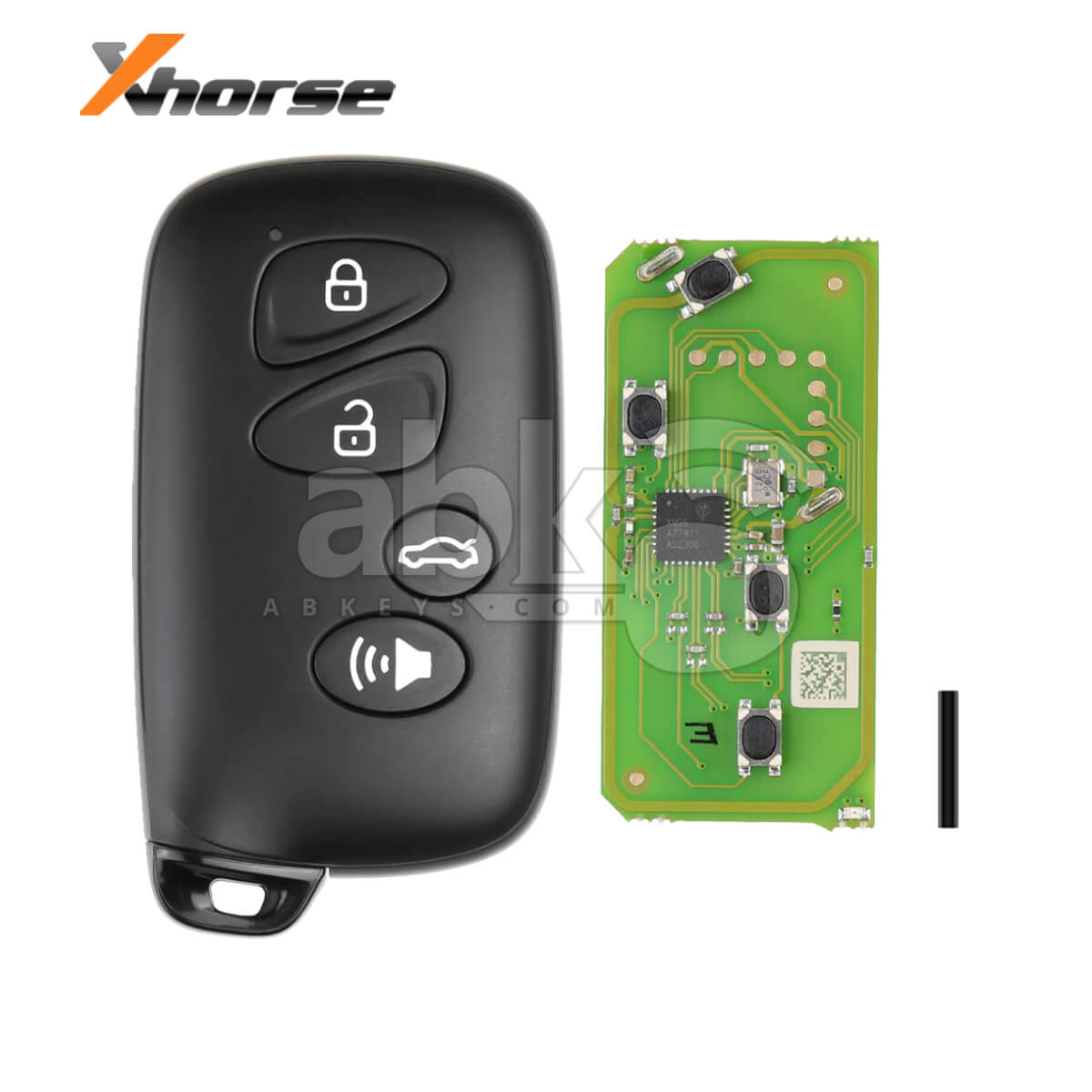 Xhorse Universal Smart Key XSTO03EN Toyota Style XM38 4Buttons   ABK 4488 XSTO03EN   ABKEYS
