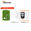 Xhorse Universal Smart Key PCB XZBT41EN Honda Style 3Buttons - ABK-4488-XZBT41EN - ABKEYS.COM