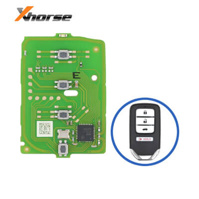 Xhorse Universal Smart Key PCB XZBT43EN Honda Style 4Buttons - ABK-4488-XZBT43EN - ABKEYS.COM