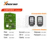 Xhorse Universal Smart Key PCB XZBT44EN Honda Style 5Buttons - ABK-4488-XZBT44EN - ABKEYS.COM