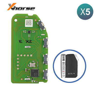 Плата Смарт-Ключа Специальная Xhorse XZKA82EN с 4Кнопками для Автомобилей Hyundai & Kia 5 шт Комплект