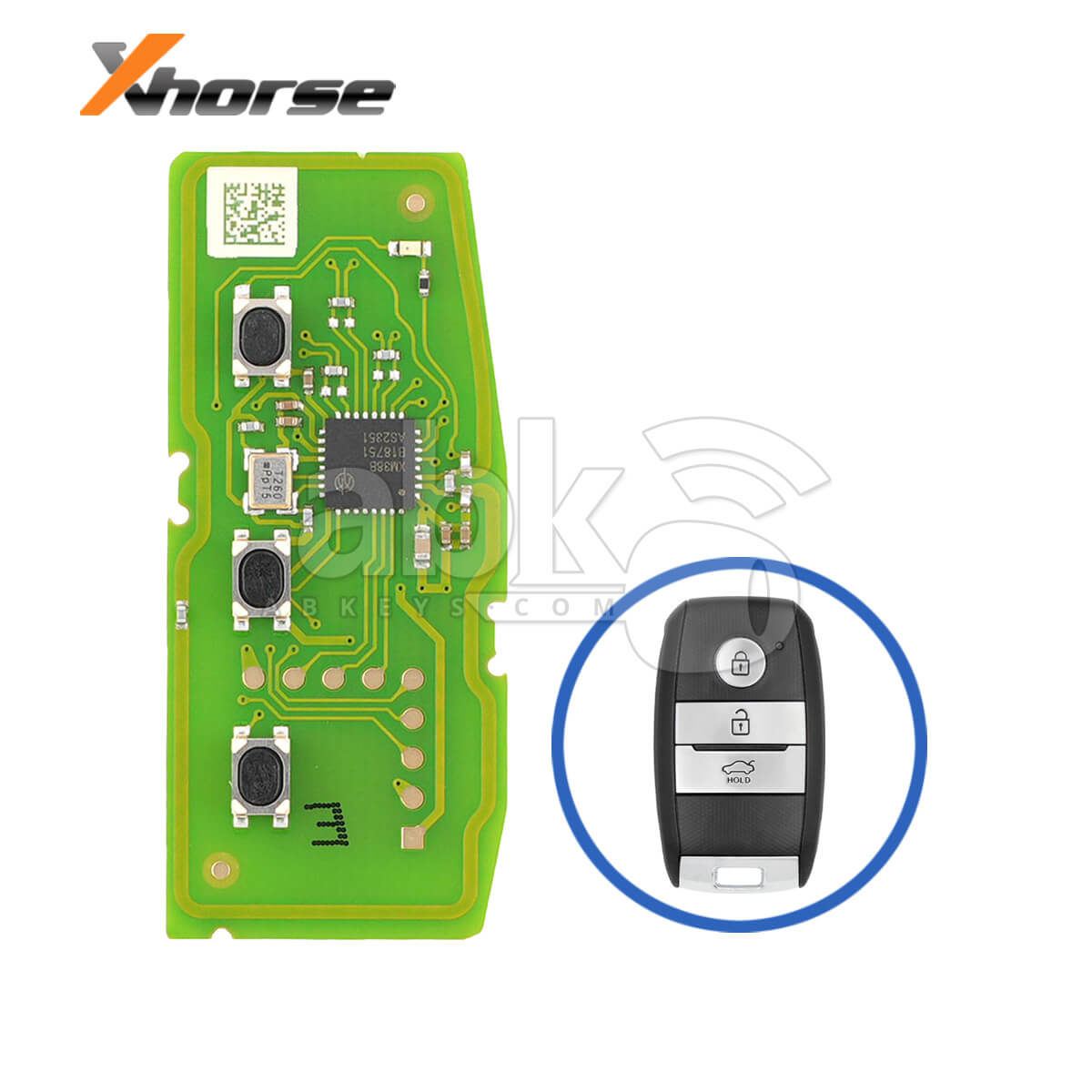 小物 Handerscharme keyfrock Xhorse XZKA83EN Special Smart Key for Hyundai & Kia Cars |ABKEYS