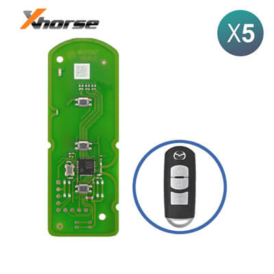 エマーキット Xhorse XZMZD6EN Special Smart Key for Mazda Cars 5Pcs Bundle |ABKEYS