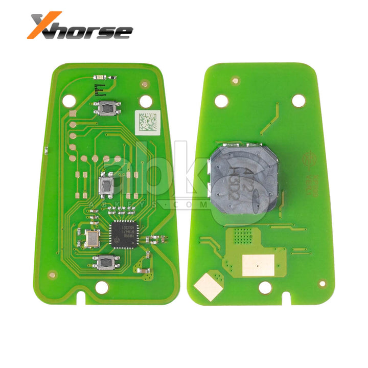Xhorse XZPG00EN Special Smart Key Board With 3Buttons for Peugeot & Citroen Cars 5Pcs Bundle