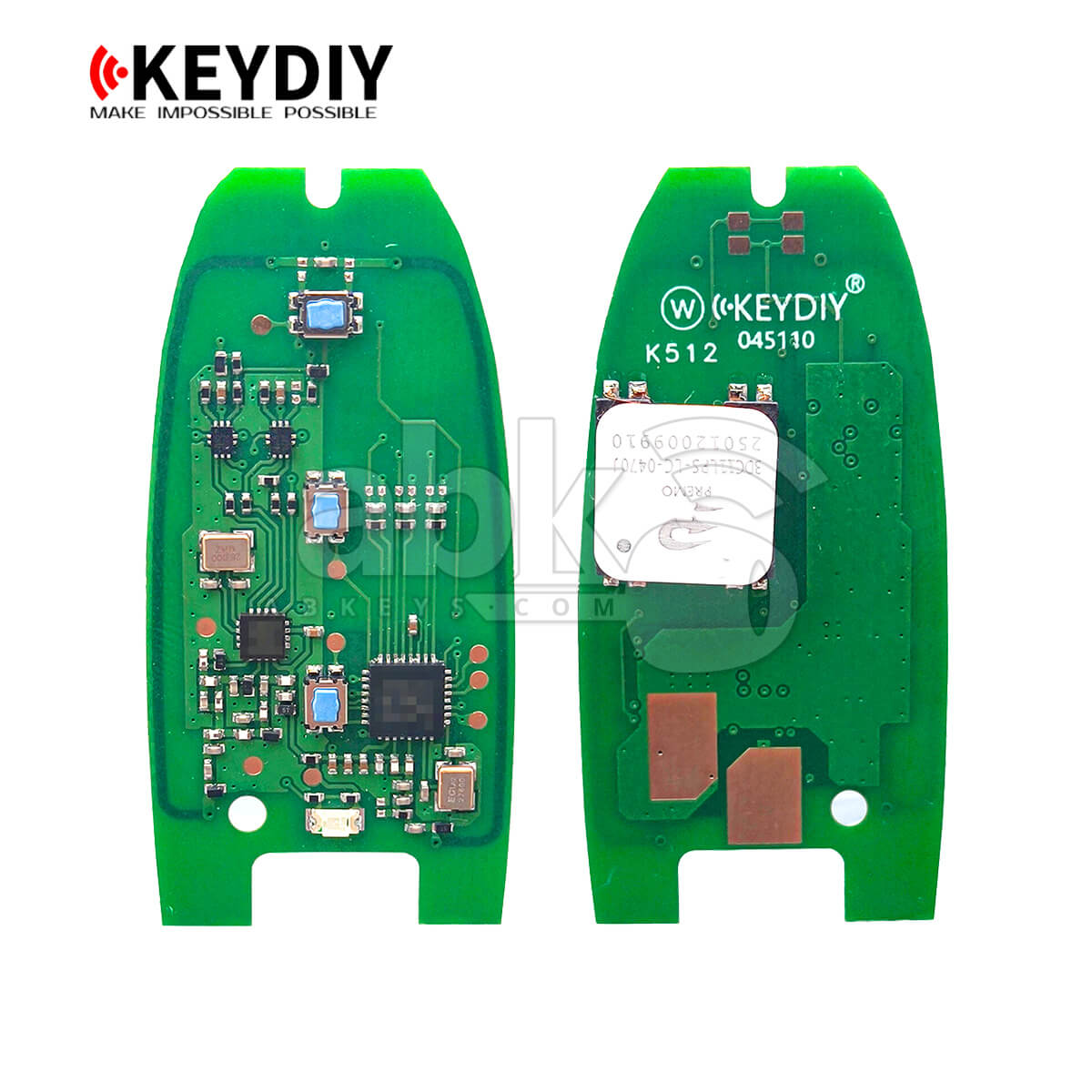 KeyDiy KD Volkswagen Audi 5C 5D MQB49 Smart Key Board 3Buttons FGB08