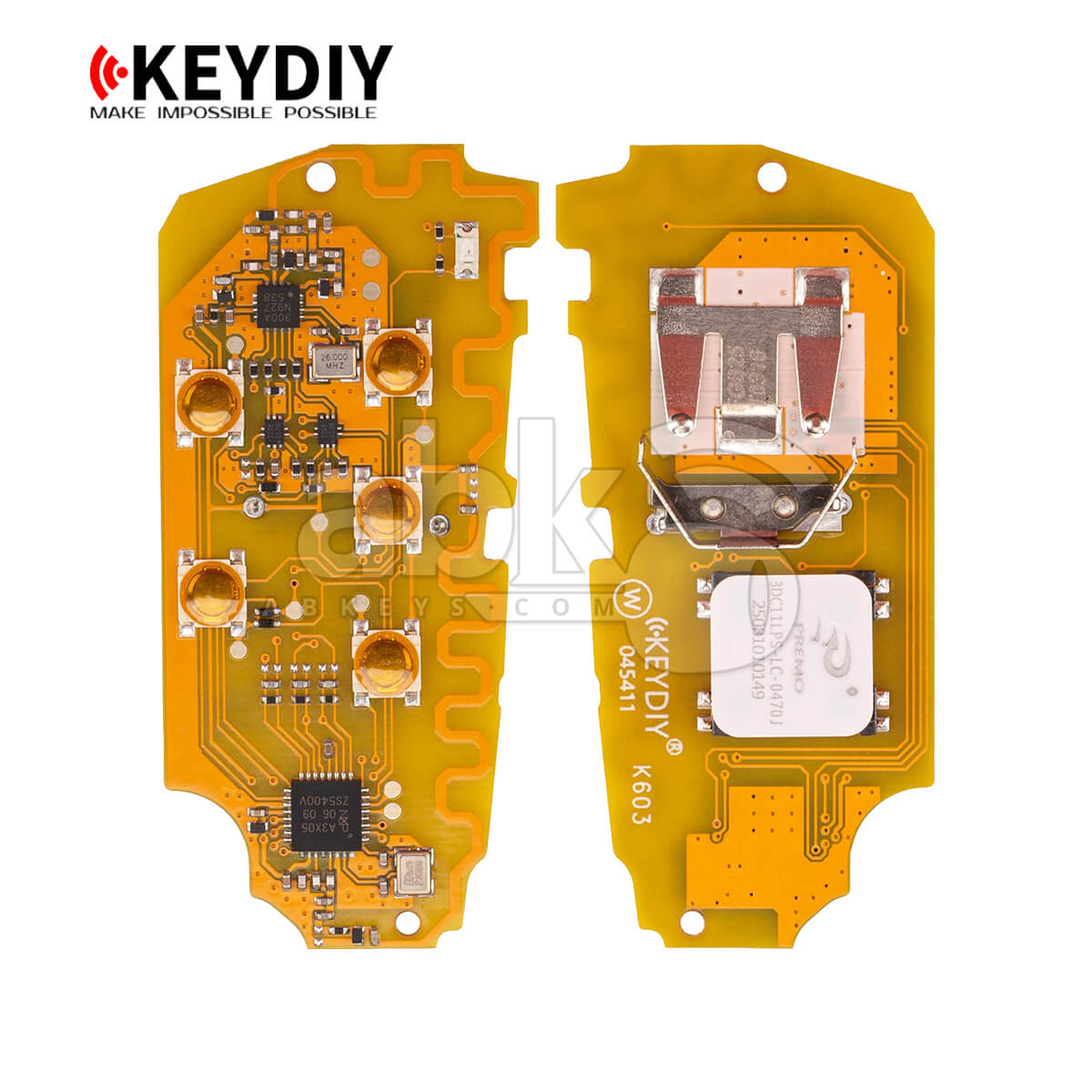 KeyDiy KD Volkswagen Audi 5C 5D MQB49 Smart Key Board 5Buttons FGB25 5