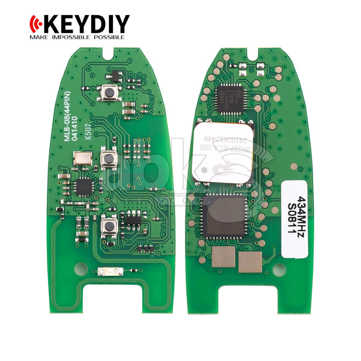 KeyDiy KD Audi MLB Smart Key Board 3Buttons MLB08 3 433MHz (OEM Solution)   ABK 4499 MLB08 3