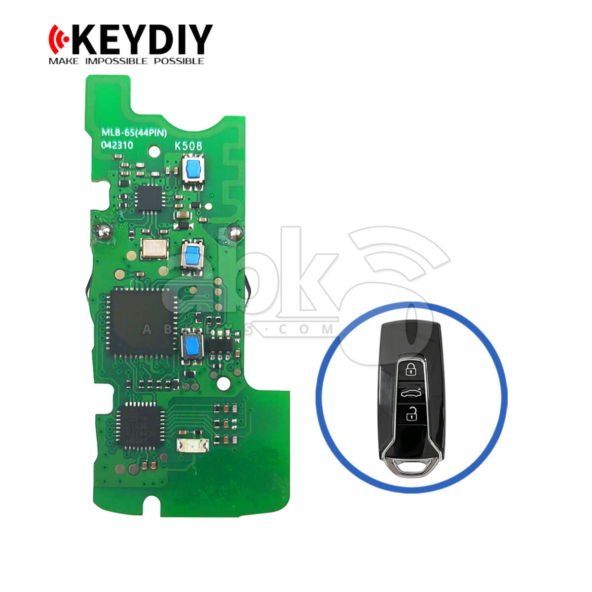 KeyDiy KD Volkswagen MLB Smart Key Board 3Buttons MLB65 3 433MHz (OEM Solution)   ABK 4499 MLB65 3