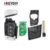 KeyDiy KD Universal Smart key ZB Series Volkswagen Type With 3Buttons ZB17 5Pcs Bundle