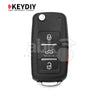 KeyDiy KD Universal Smart key ZB Series Volkswagen Type With 4Buttons ZB202-4 - ABK-4499-ZB202-4 -