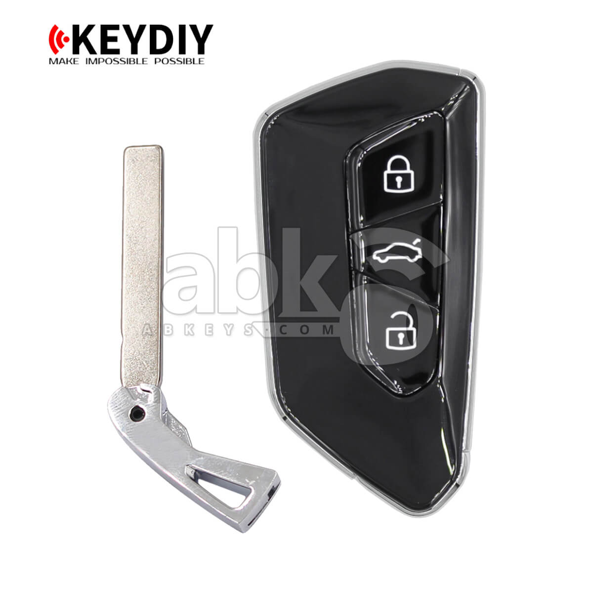 KeyDiy KD Universal Smart key ZB Series Volkswagen Type With 3Buttons (PCB Only) ZB25 3  