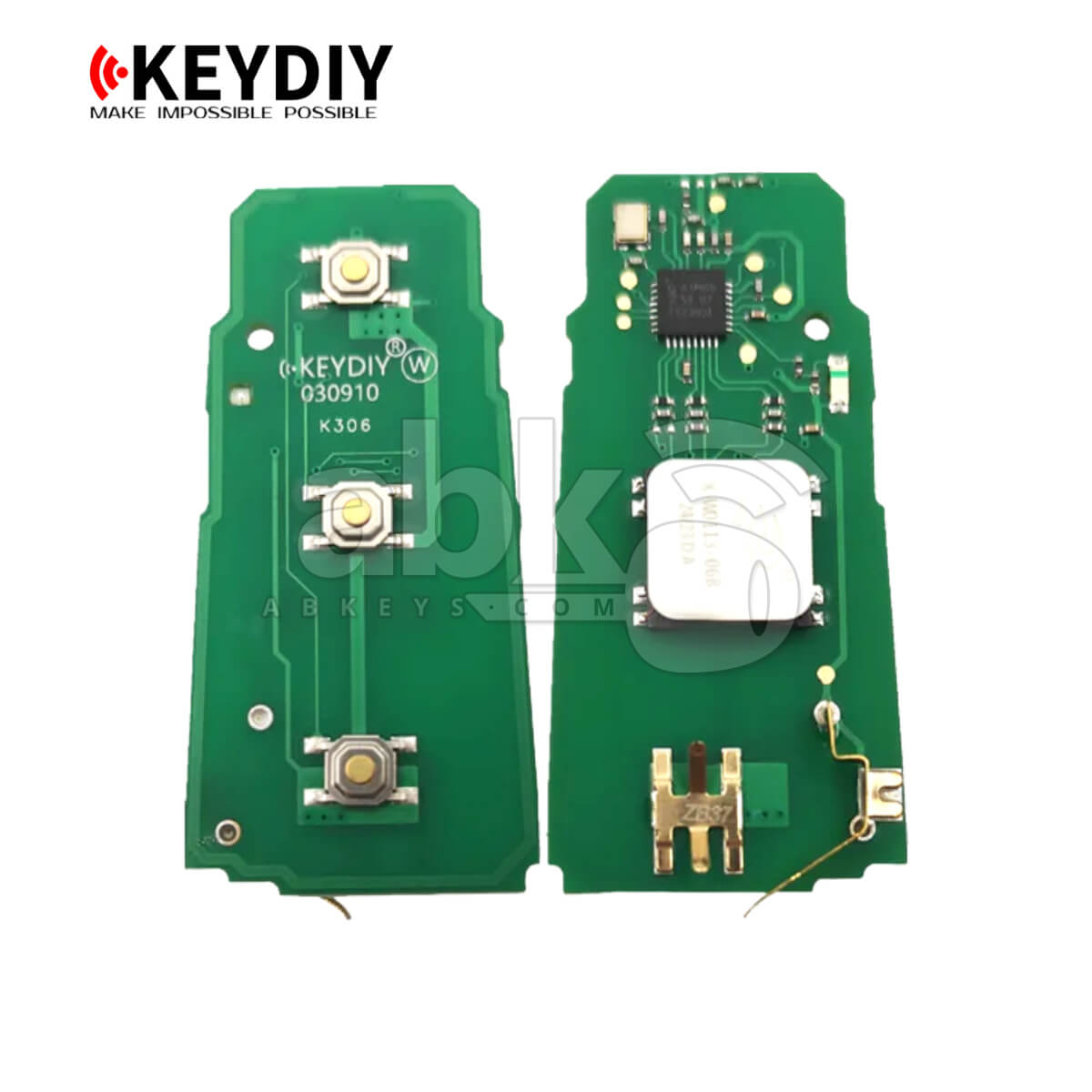 KeyDiy KD Universal Smart key ZB Series Volkswagen Type With 3Buttons ZB37 3   ABK 4499 ZB37 3
