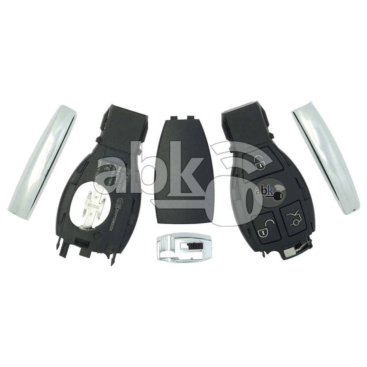 Mercedes Benz BGA BE 2007+ Smart Key Cover 3Buttons 25Pcs Bundle - ABK-4525-OFF25 - ABKEYS.COM
