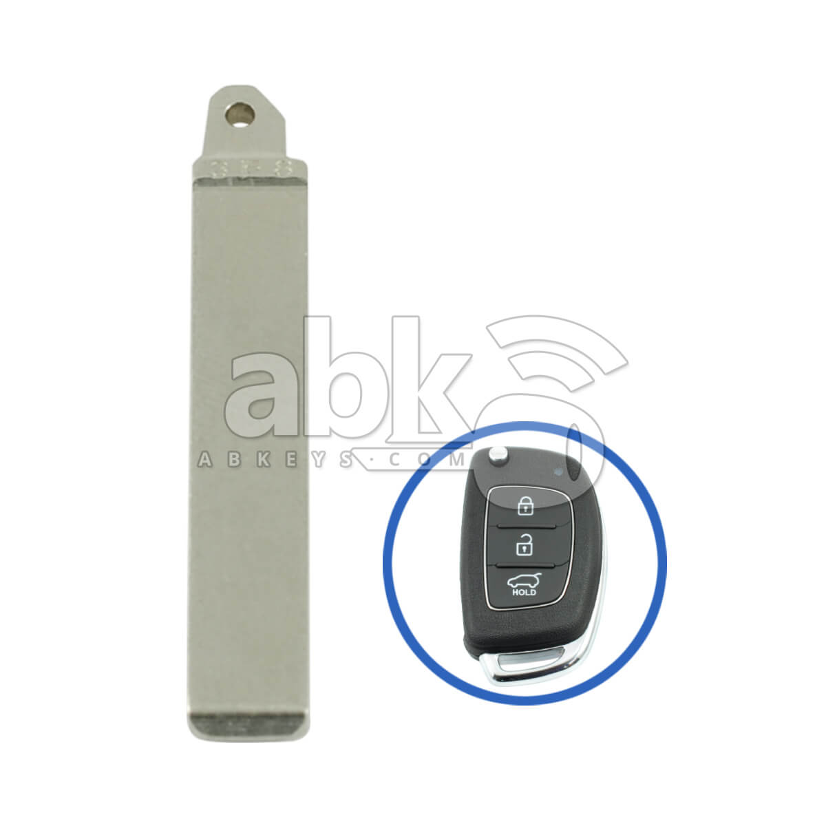 Genuine Hyundai Ioniq 2016 + Flip Remote Key Blade 81996 G2000 KIA10TE   ABK 4556   ABKEYS